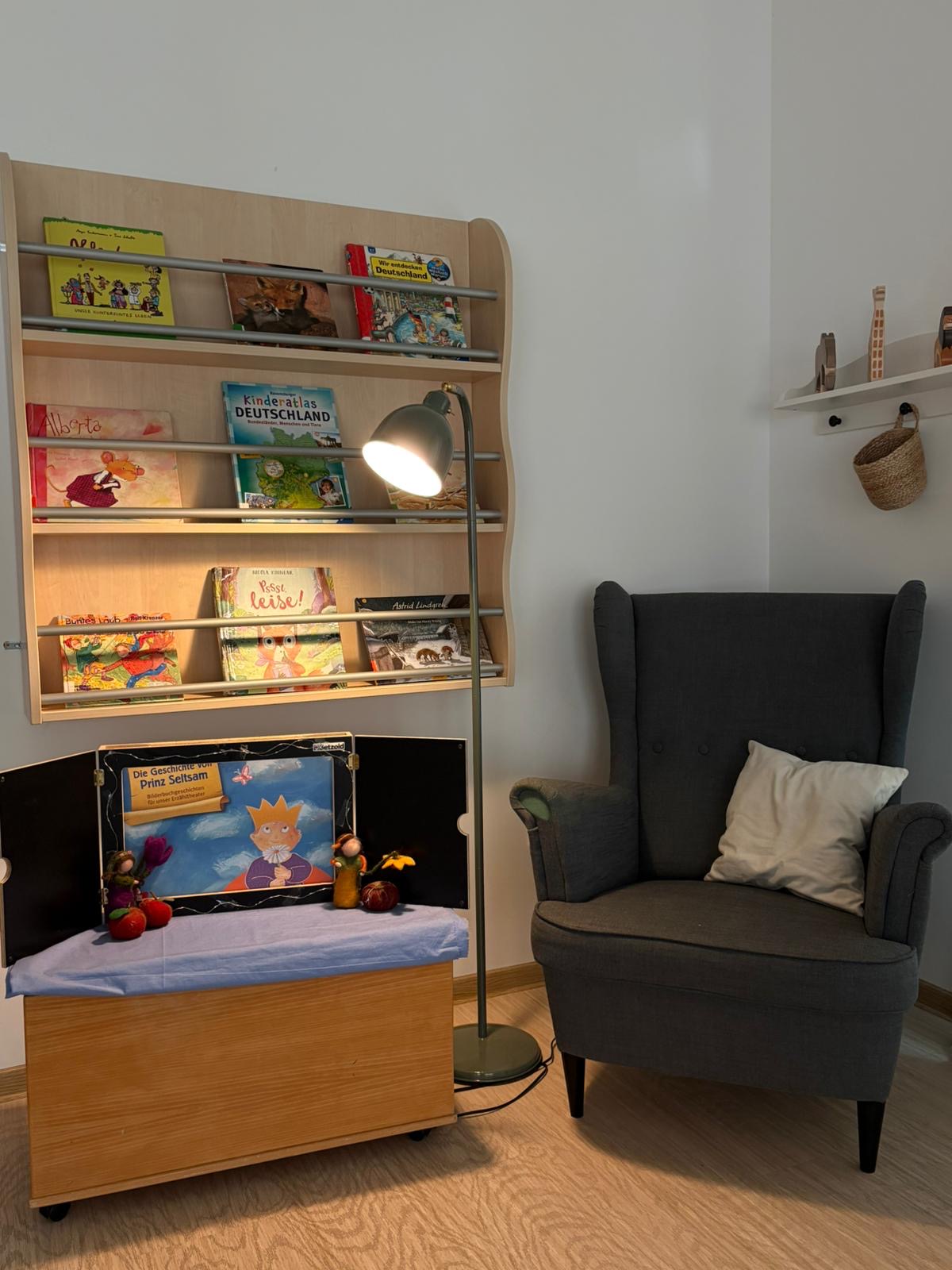 Unsere Leseecke - ein schöner Platz zum gemeinsamen Lesen